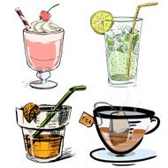 Non alcoholic drinks collection