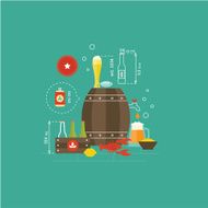 Beer icons set N2