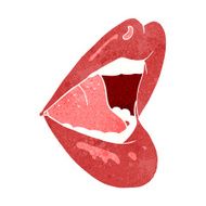 cartoon open mouth N28