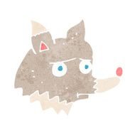 cartoon unhappy wolf N4
