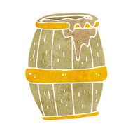 cartoon beer barrel N15