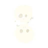 cartoon halloween bone number N139