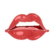 cartoon sexy lips symbol N10