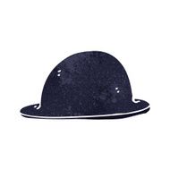 cartoon old bowler hat N6