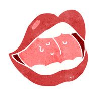 cartoon open mouth N29