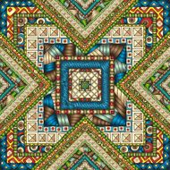 Seamless pattern with geometric elements N6