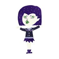 Cartoon Vampire Girl N367