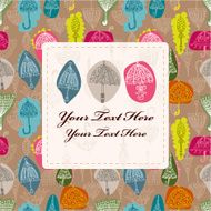 umbrellas card