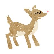 Cute Cartoon Deer N27