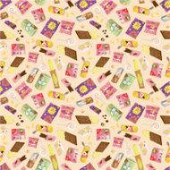 seamless snacks pattern
