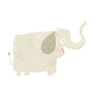 cartoon happy elephant N23