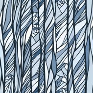 Seamless pattern with colorful abstract doodle ornament N14