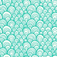 Seamless pattern with abstract stylized hand drawn scale texture N16