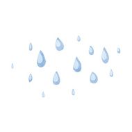 Cartoon Raindrops N10