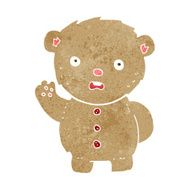 cartoon unhappy teddy bear N10