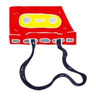 cartoon cassette tape N44