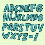 Polka dots font