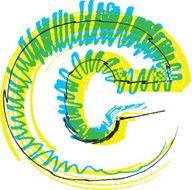 Hand drawn font LETTER c