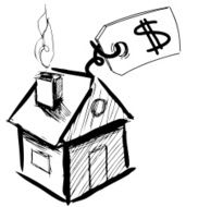 House with sale or price label N2