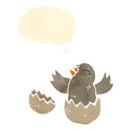 cartoon hatching bird N3
