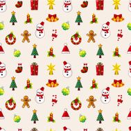 Seamless Christmas pattern N14