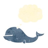 retro cartoon whale N5