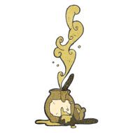 retro cartoon honey pot N5