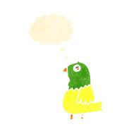 Funny cartoon parrot N2