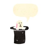 retro cartoon rabbit in hat N2