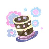 retro cartoon cake N4