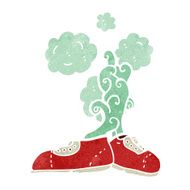 smelly old shoes retro cartoon N3