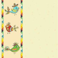 background with bird parrot N16