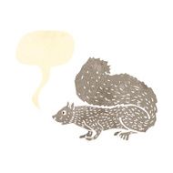 retro cartoon squirrel N5
