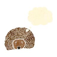 hedgehog retro cartoon