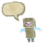 retro cartoon cardboard robot costume