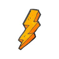 decorative cartoon lightning bolt N3