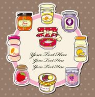 cartoon jam card