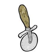 cartoon pizza cutter N14