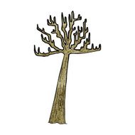 cartoon winter tree N16