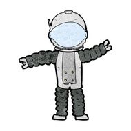 Cartoon Astronaut N198