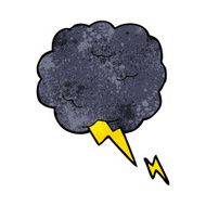 cartoon thundercloud symbol N14