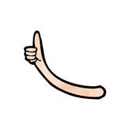 cartoon arm gesture N25
