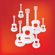 Guitar icon Music background N5