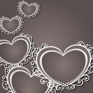 Vector Background with Heart N2