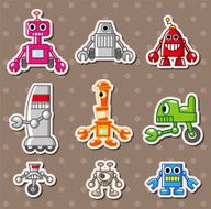 robot stickers N3