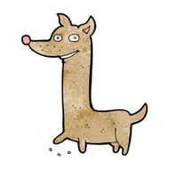 funny cartoon dog N40
