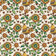 Flowers and birds N4