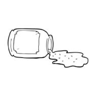 cartoon spilled jam N8