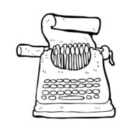 Cartoon Typewriter N15