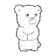 cartoon teddy bear N549